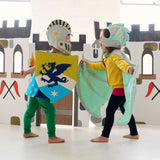 children playing costumes knight dragon lovelane designs 