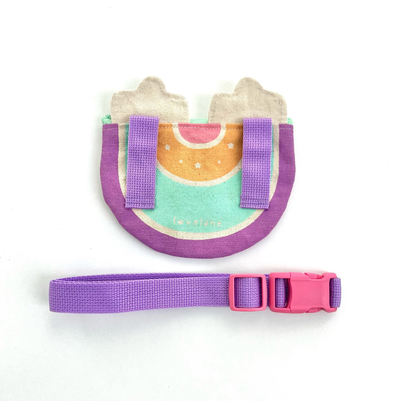 Rainbow Belt Bag Pastel