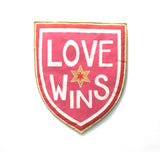 Pink LOVE WINS Shield