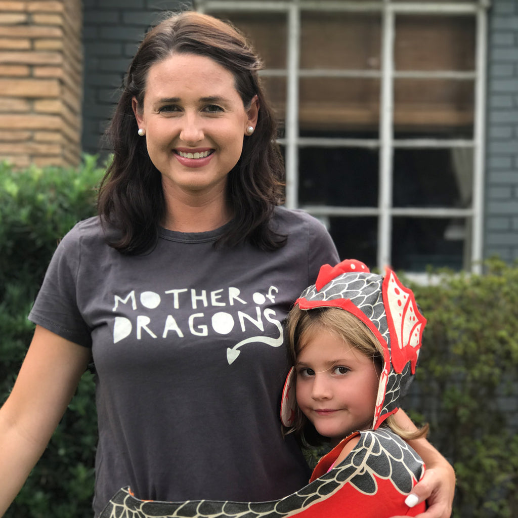Mother of dragons T-Shirt, screen printed, by Lovelane designs