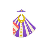 purple super girl costume cape tiara lovelane designs 