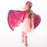 Pink Dragon Wing & Hat Set