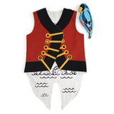 Pirate Vest with Removable Parrot