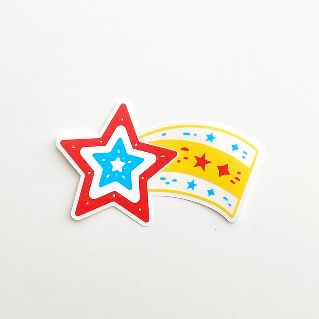 Rainbow Maker, Sun Catcher Sticker Set of 4, Rainbow, Butterfly, Super Hero + Shooting Star