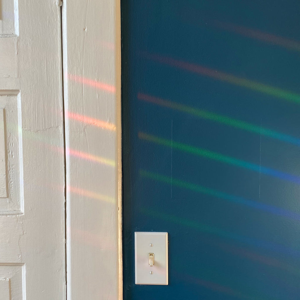 Rainbow Maker, Sun Catcher Window Sticker, SHOOTING STAR single sticker