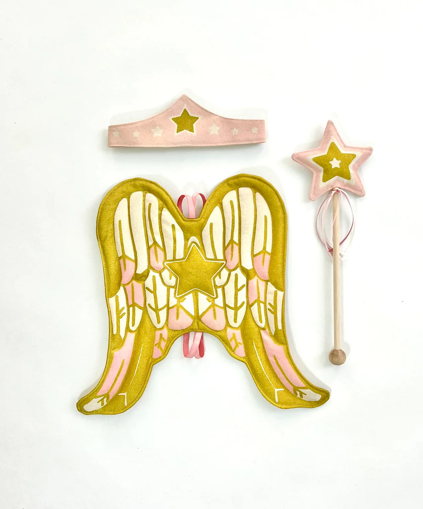 Cupid Wings, Wand + Tiara Set